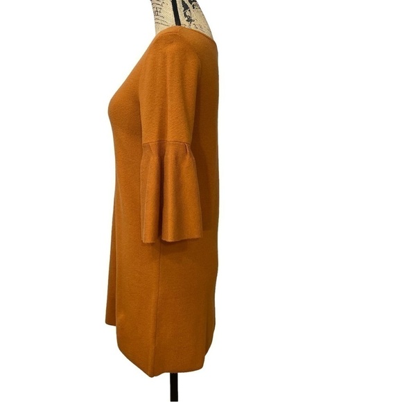 Anthropologie Moth Tunic Sweater Size XS Rust/ Burnt Orange Boho - Picture 7 of 10